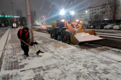 Женис Касымбек об уборке снега: "Коммунальные службы отработали очень хорошо" 