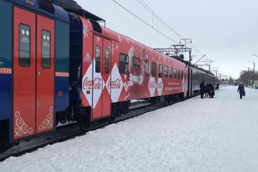 В гости к Деду Морозу: начал движение новогодний экспресс из Нур-Султана в Боровое 